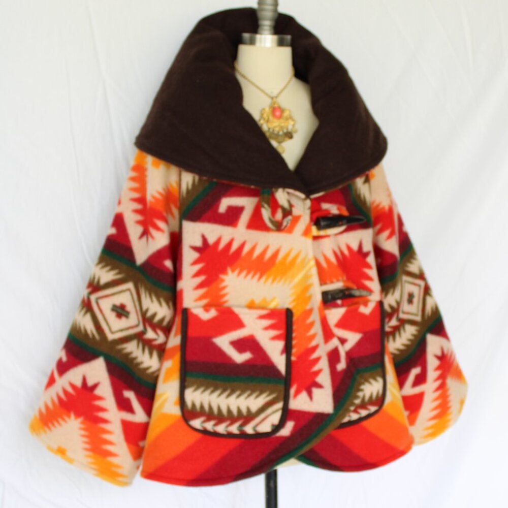 Pendleton vintage Wool blanket Native American Cl… - image 2